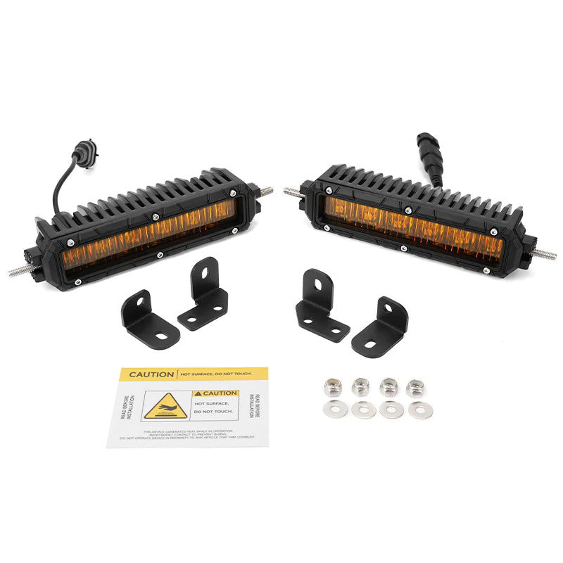 1 pair of Aluminum Amber Bumper LED Fog Lights for 2025 Toyota 4Runner