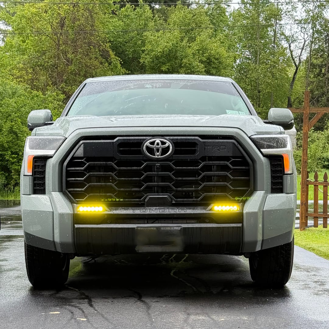 Aluminum Amber Bumper LED Fog Lights