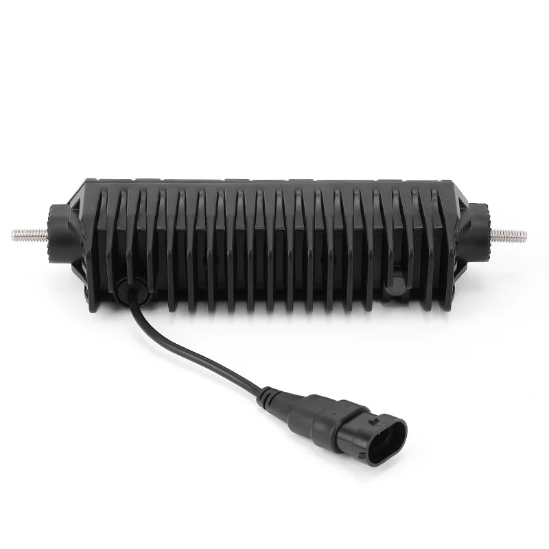 The back of the Toyota Tundra aluminium amber bumper LED fog lights