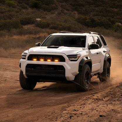 Raptor-Style Amber LED Grille Lights for 2025–2026 Toyota 4Runner TRD Pro / TRD Sport / TRD Off-Road