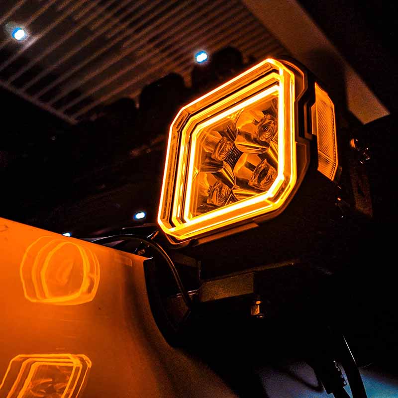 amber pod lights
