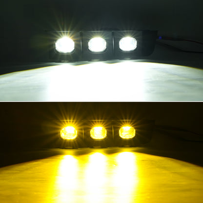 Ford Bronco Modular Bumper Fog Lights | Aluminum Material