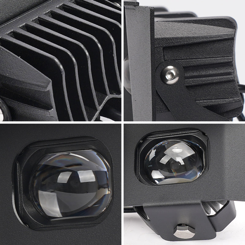 Ford Bronco Modular Bumper Fog Lights | Aluminum Material