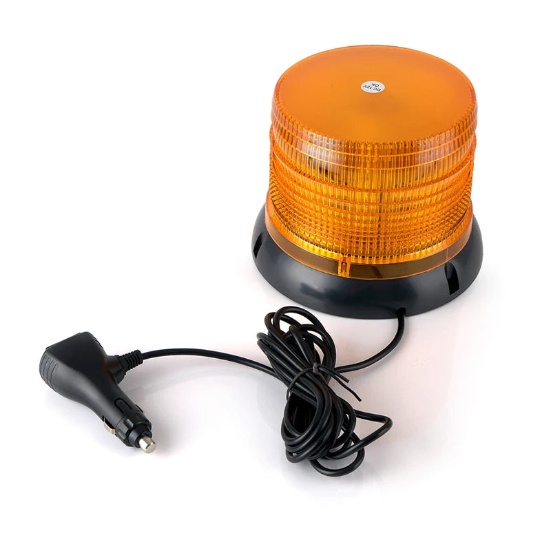 Amber Beacon Strobe Light with Cover