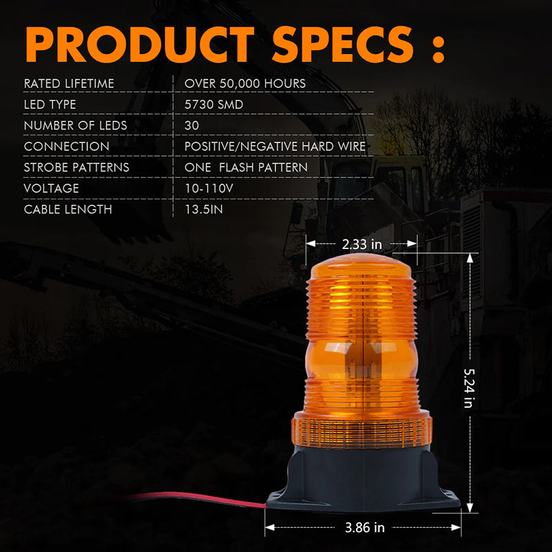 LED Screw Mounted Beacon Strobe Light