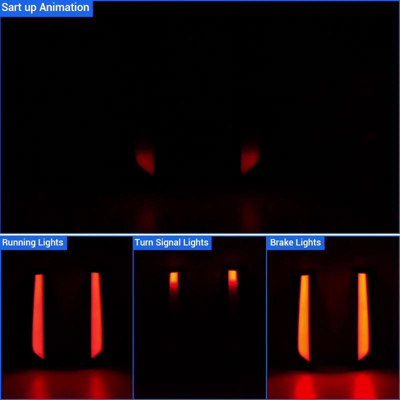 Brake Lights with Sequential Turn Signal for 2010-2024 Toyota 4Runner