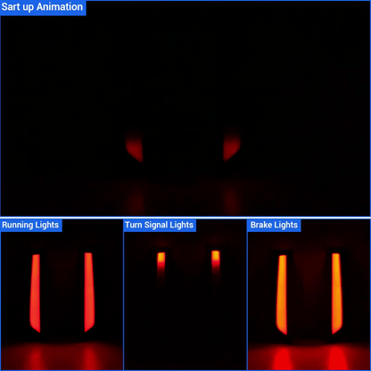 Brake Lights with Sequential Turn Signal for 2010-2024 Toyota 4Runner