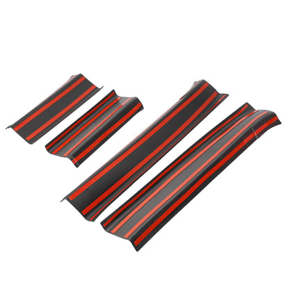 Black Rubber Door Sill Guards Kit for 2021-Later Ford Bronco