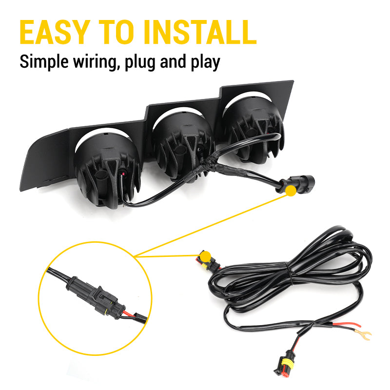Bronco fog lights easy installation