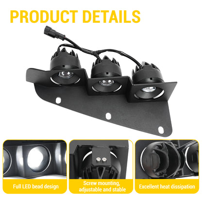 Ford Bronco Modular Bumper Fog Lights | Aluminum Material