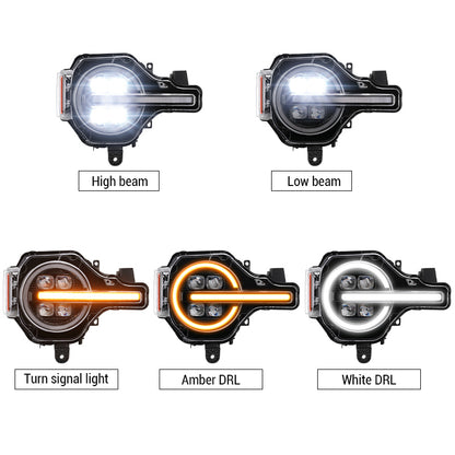 Bronco LED headlights function