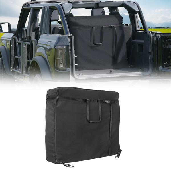 D-Lumina Freedom Panel Storage Bag For Ford Bronco (2021-2025, 2/4 Door) - Hard Top Organizer, Black