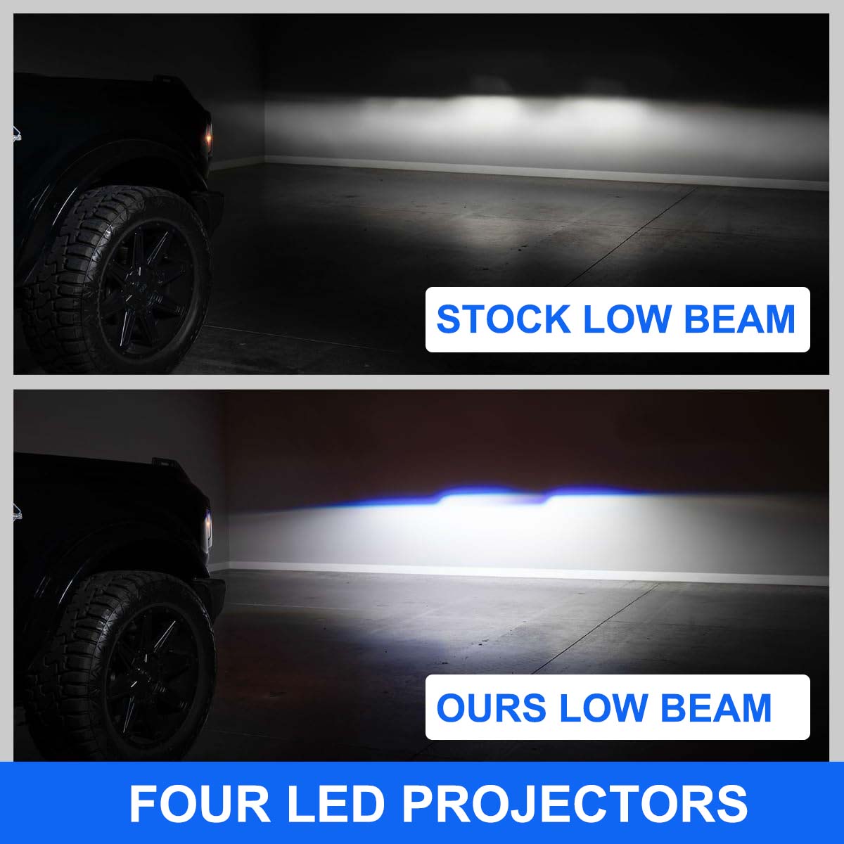 Full LED Projector Headlights for Ford Bronco 2021-2025 | DOT & SAE Approved