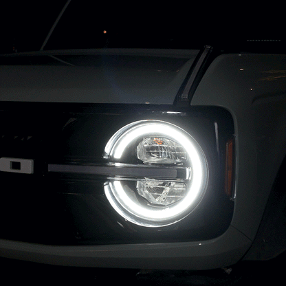 Raptor Style LED Headlights for Ford Bronco 2021-2026 DOT Approved