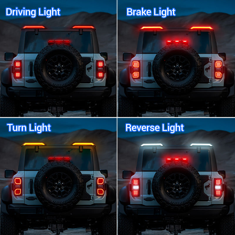 High Mount Brake Lights Assembly for 2021-2025 Ford Bronco
