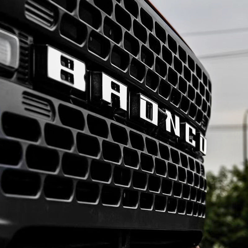 3D LED Illuminated Letters Lights Badge for 2021-Later Bronco