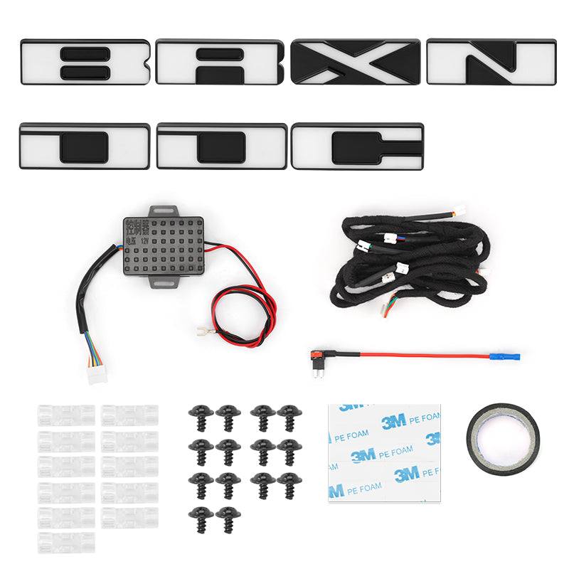 3D LED Illuminated Letters Lights Badge for 2021-Later Bronco