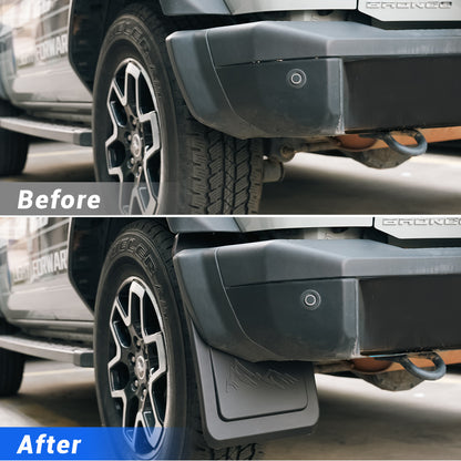 Bronco mud flaps