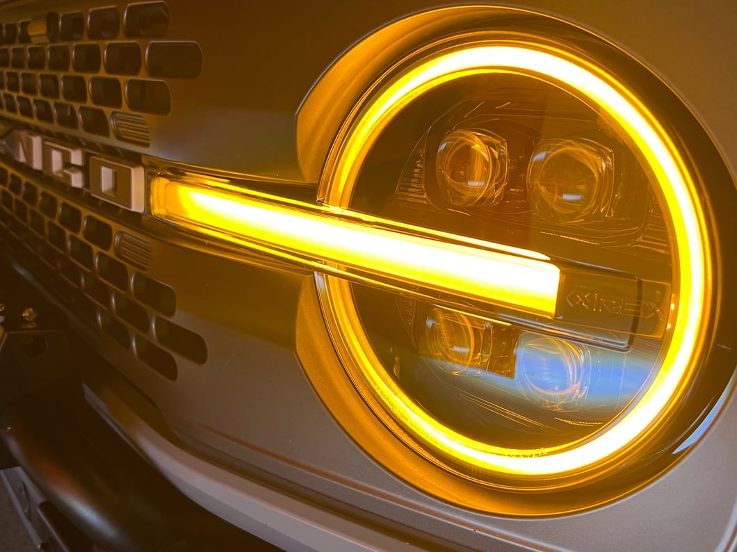 Full LED Projector Headlights for Ford Bronco 2021-2025 | DOT & SAE Approved