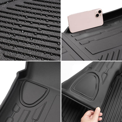 Rear Seat Protector Mat+Trunk Mat for Ford Bronco 4 Door