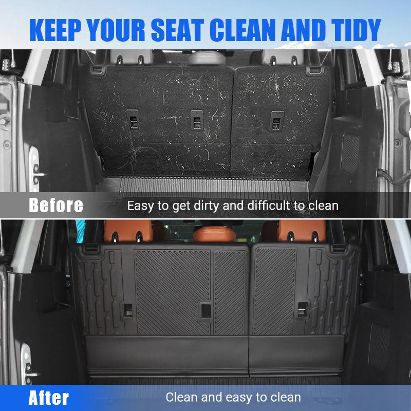 Protector de cubierta de asiento trasero para Ford Bronco edición de 4 puertas 2021 y posteriores