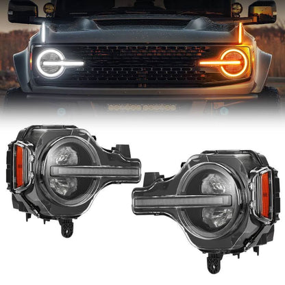 Bronco signature headlights