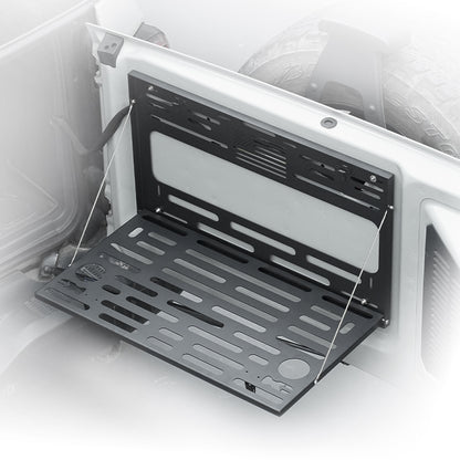 Stainless Steel Black Rear Foldable Tailgate Table for Ford Bronco