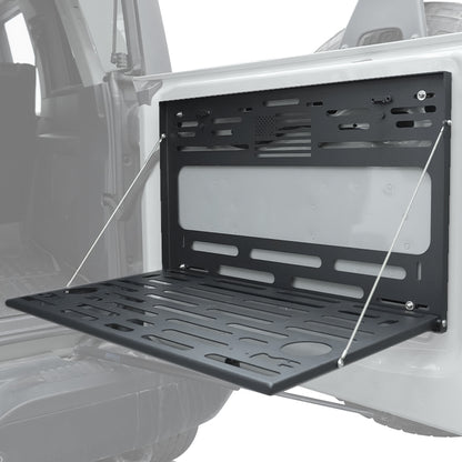 Stainless Steel Black Rear Foldable Tailgate Table for Ford Bronco