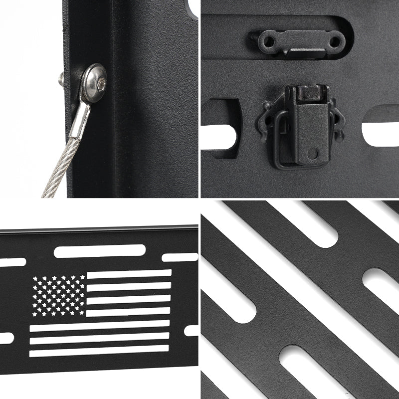 Stainless Steel Black Rear Foldable Tailgate Table for Ford Bronco