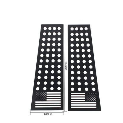 Calcomanía de ventana trasera para Ford Bronco, 4 puertas, pilar B, 2 uds.