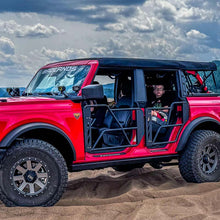 Ford Bronco 2021-2024, puertas tubulares, medias puertas con espejo lateral