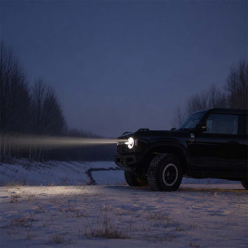 Bronco headlights low beam