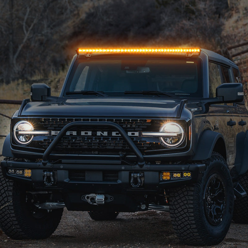 50 Inch LED Light bar with A Pillar for 2021-Later Ford Bronco | 6 Lighting Modes