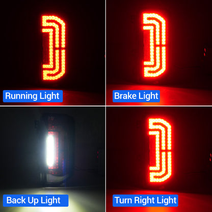 3D Optic LED Tail Lights Assembly for 2021-2025 Ford Bronco