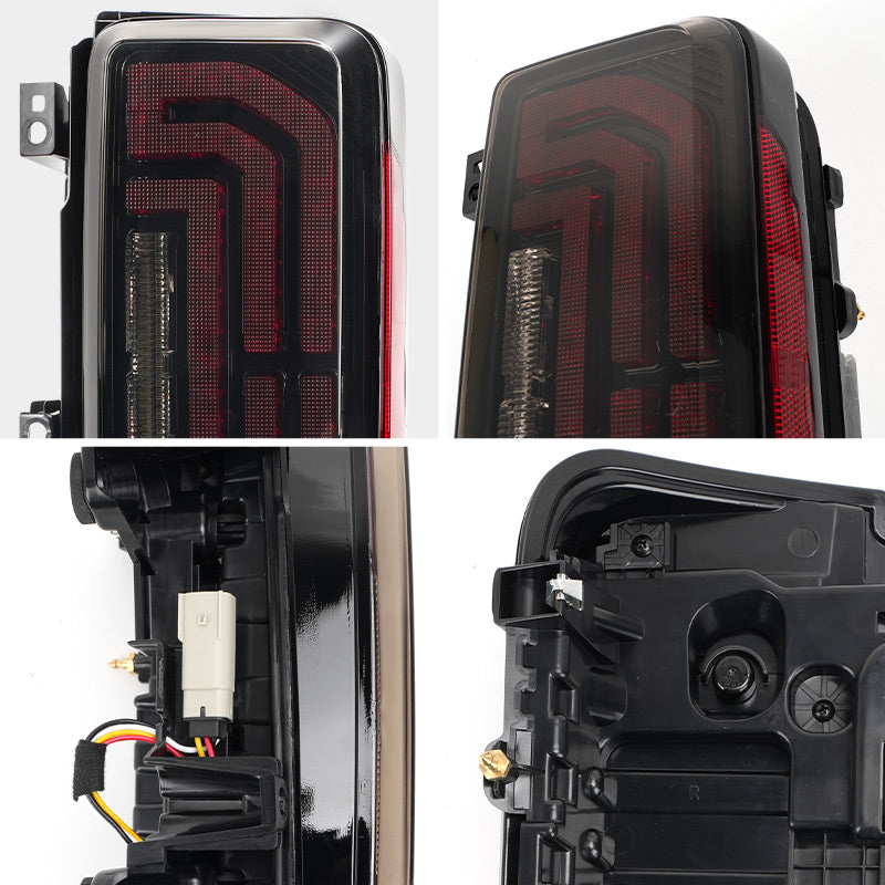 3D Optic LED Tail Lights Assembly for 2021-2025 Ford Bronco