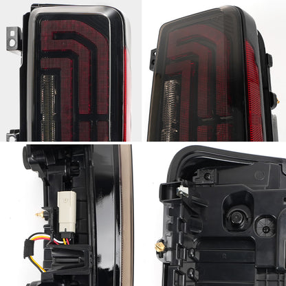 3D Optic LED Tail Lights Assembly for 2021-2025 Ford Bronco