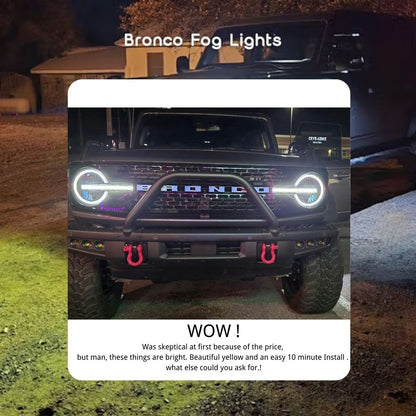 Ford Bronco Fog Light, Trail Marker Light, Grille Light Kits