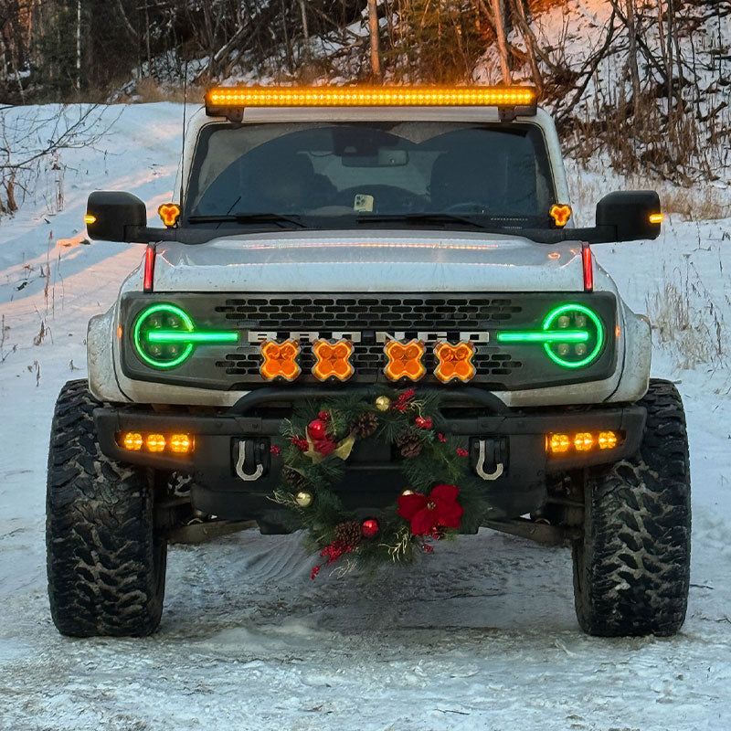 Bronco headlights showcase