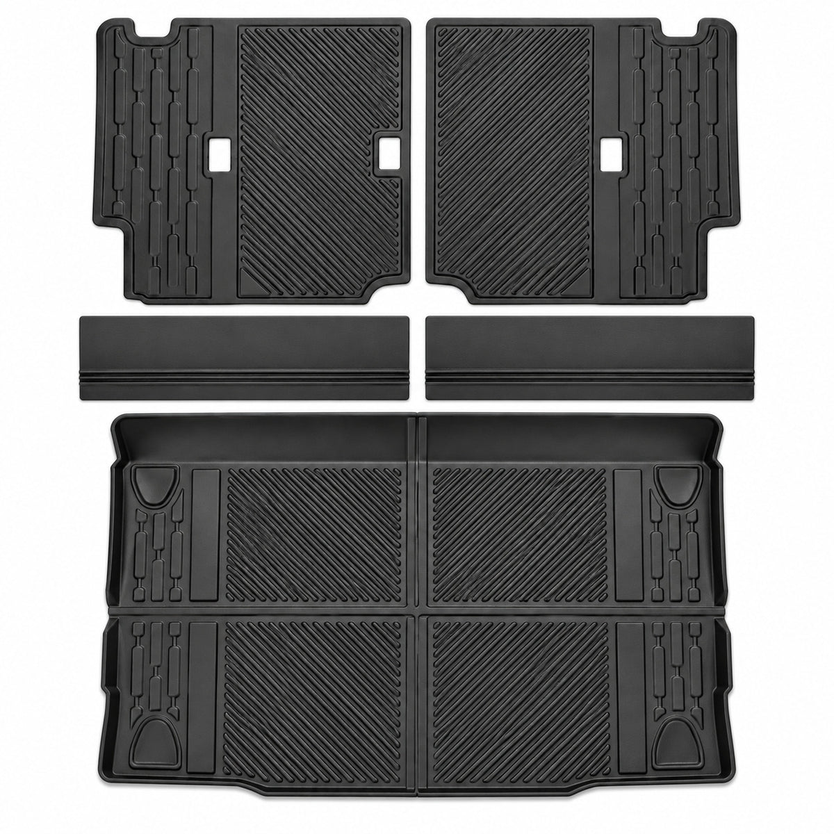 Rear Seat Protector Mat+Trunk Mat for Ford Bronco 4 Door