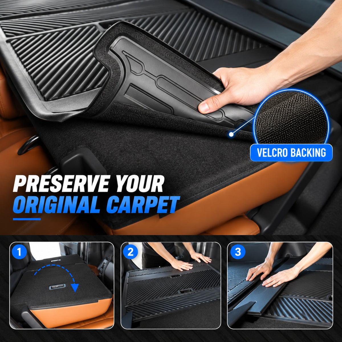 Bronco trunk mat protection