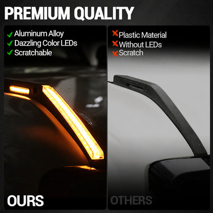 RGB-W Trail Marker Lights for 2021-2026 Ford Bronco All Version | Aluminum Material