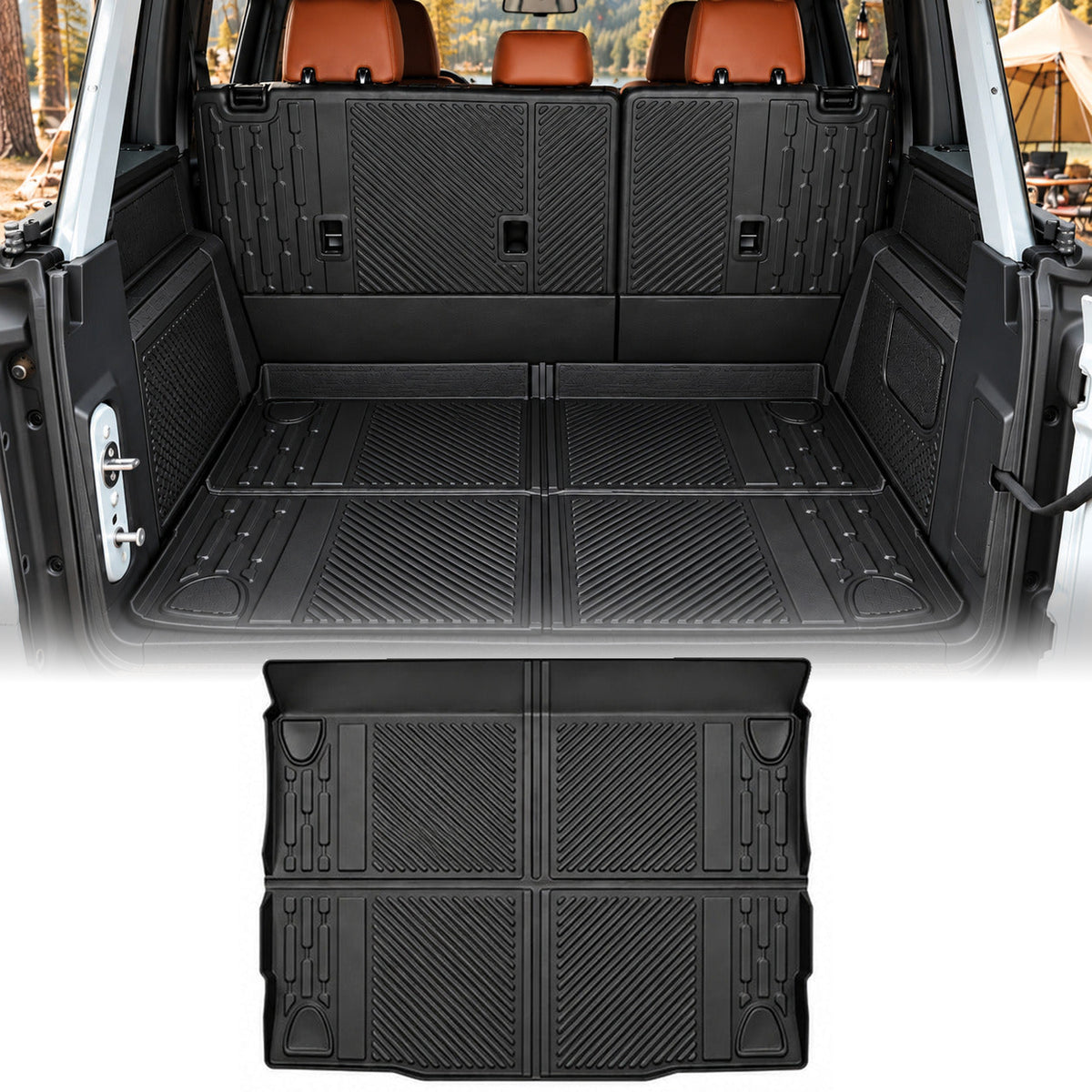 Bronco trunk mat protection