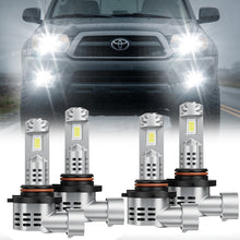 For 2003-2005 Toyota 4Runner 9005 9006 LED Headlight Bulbs 6500k Cool White