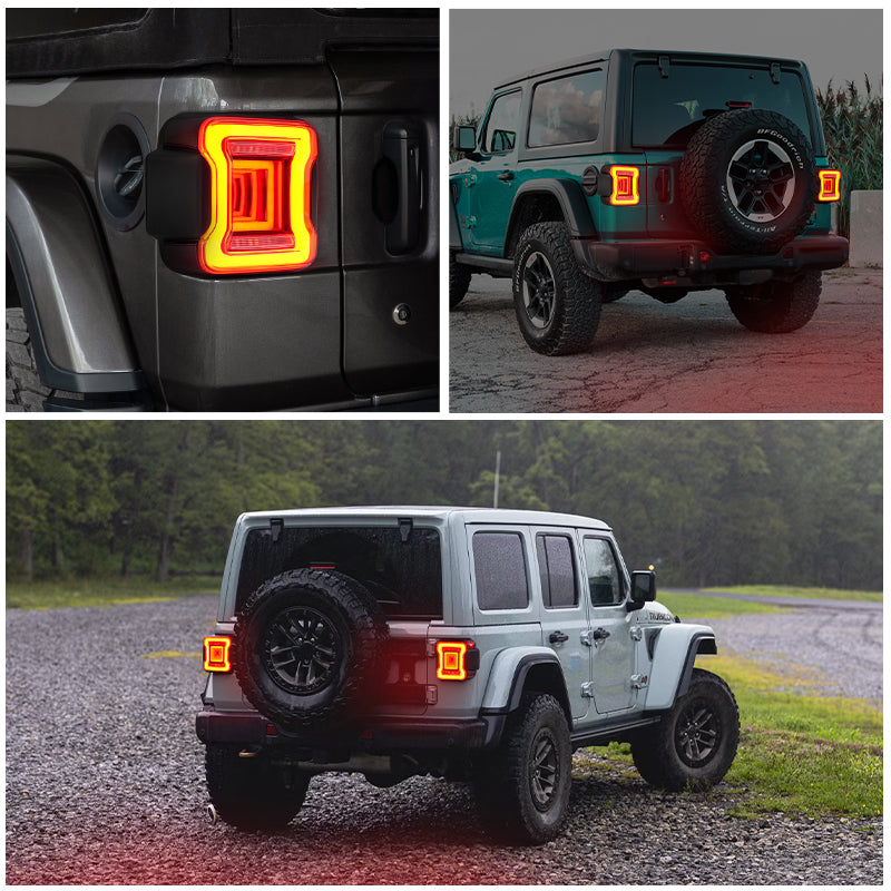 Jeep Wrangler JL headlights details