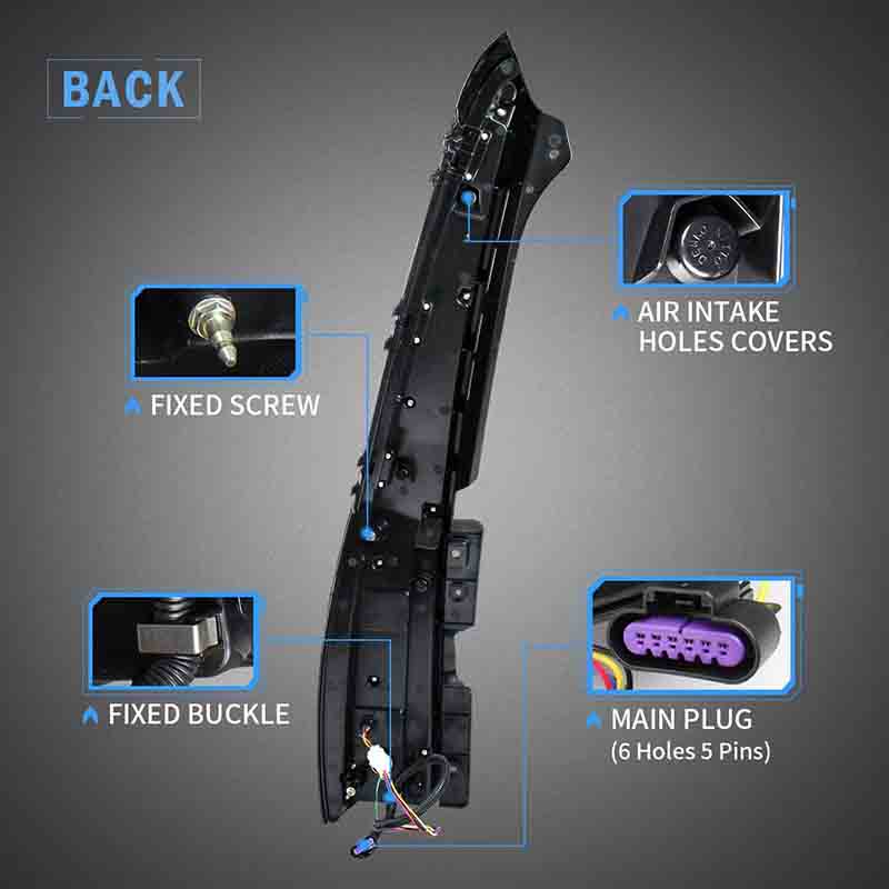 LED Taillights For 2007-2014 Cadillac Escalade