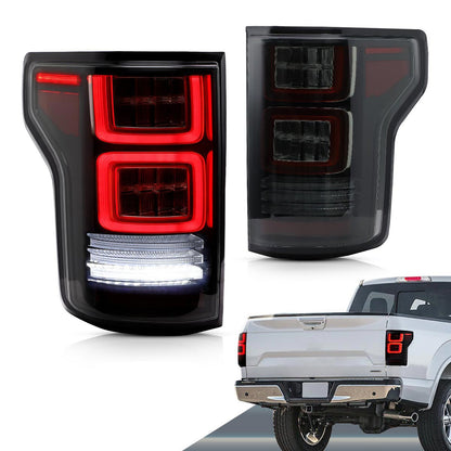 2015-2020 Ford F150 Full LED Tail Lights (Not Fit a XLT/Lariat, Factory with BLISS)
