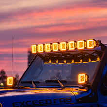 5 Inch LED Pod Lights White + Amber Dual-Mode for Jeep Wrangler JL/ Gladiator JT