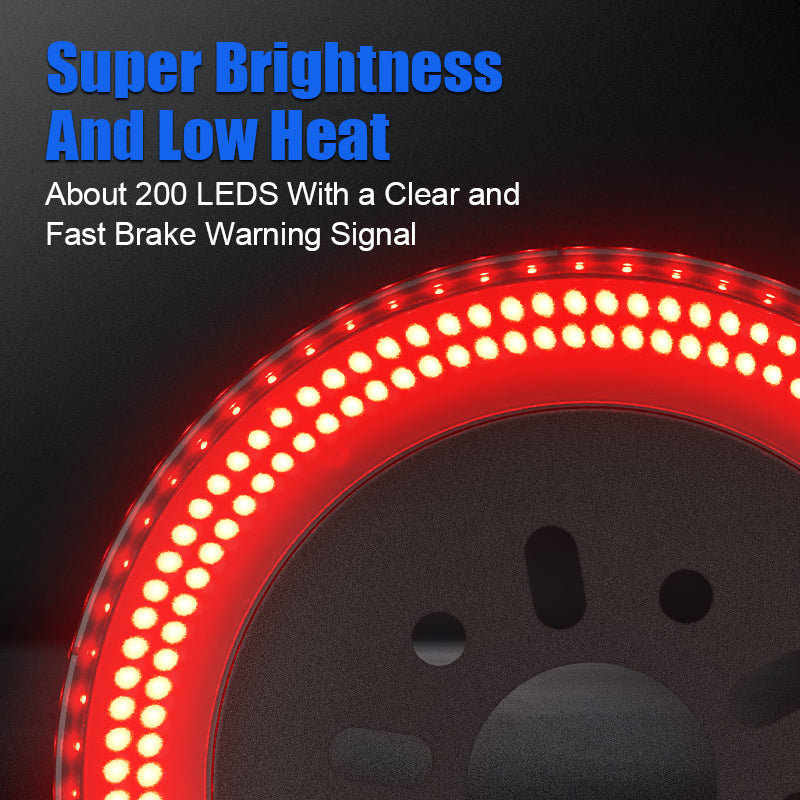 Suparee Dual Row Third Spare Tire Brake Light for 2018-Later Jeep Wrangler JL JLU