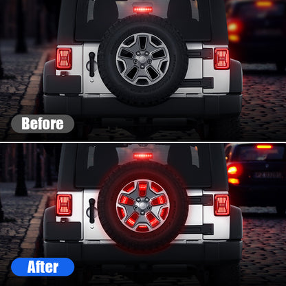 Spare tire light for jl