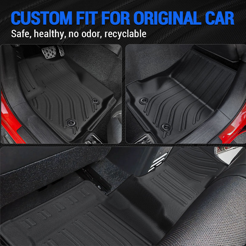 Durable All-Weather Floor Mats for 2024-2025 Toyota Tacoma | Custom Fit Interior Protection